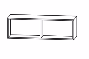 RGL116002 - Funktionsregal 60 cm breit