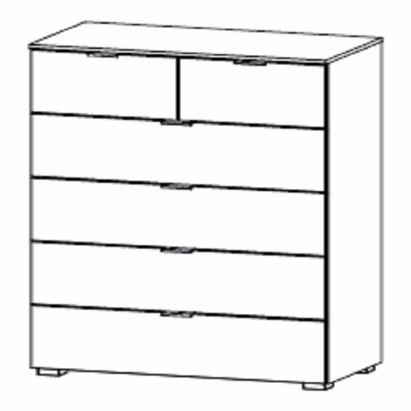 Rauch Select yourJOYce Kommoden / Breite 80 cm / Höhe 100 cm / verschiedene Ausführungen - Ansicht 4