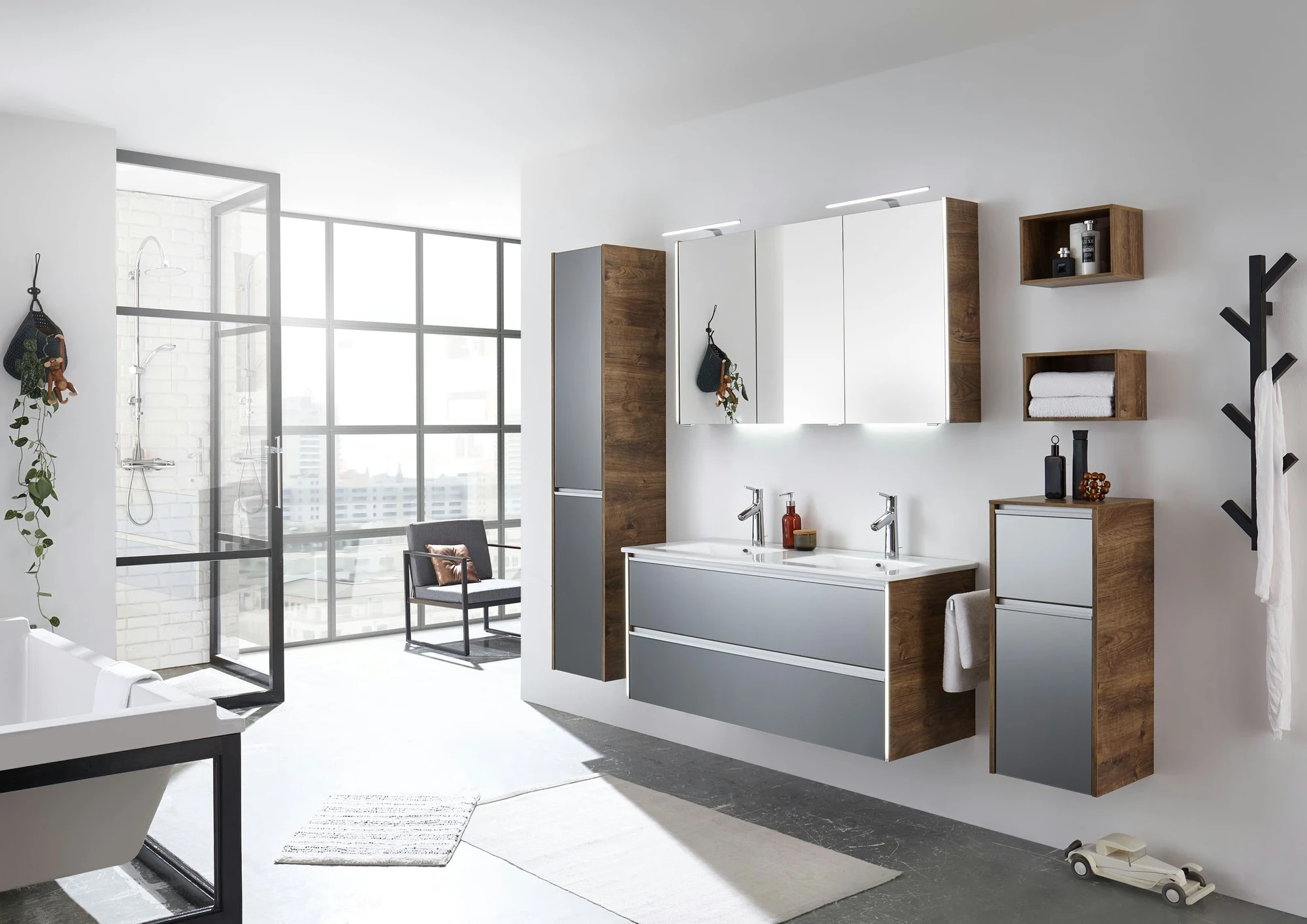 Pelipal 6040 Bad-Spiegelschrank ohne LED-Profil  / 123 cm SENE00112 - Ansicht 3