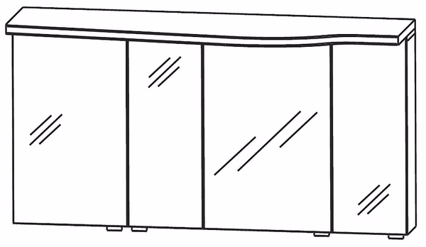 Spiegelschrank 120 cm SET40123L