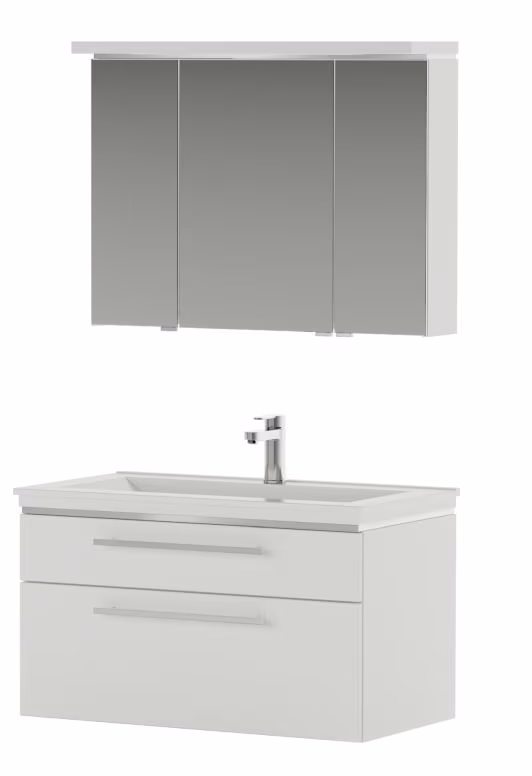 Puris Cool Line Spiegelschrank 90 cm - Serie A - Ansicht 4