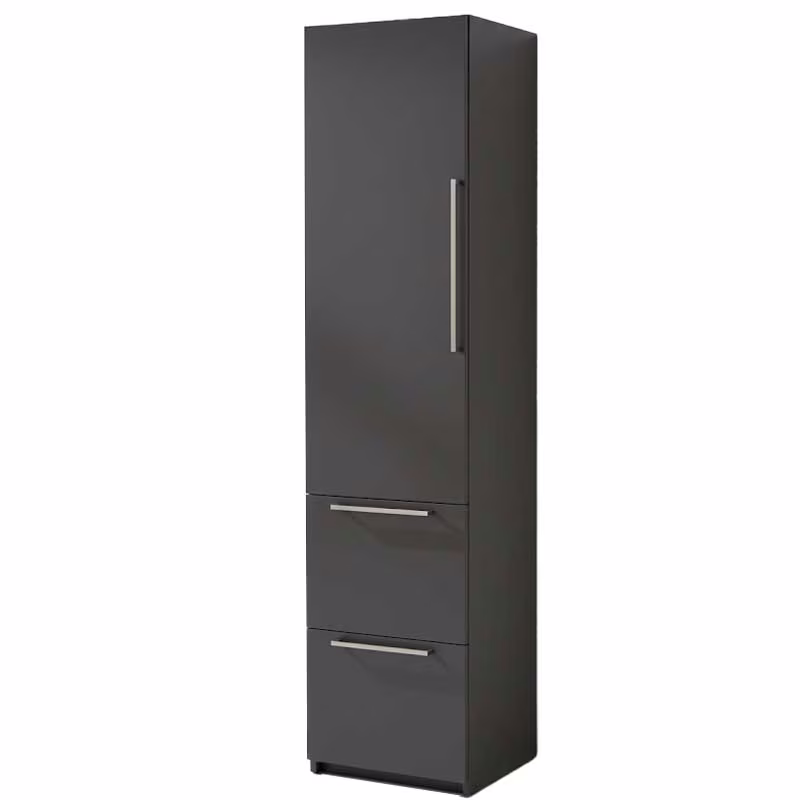 Puris Aspekt Mittelschrank mit Drehtüre / 2 Auszügen und Ablageplatte