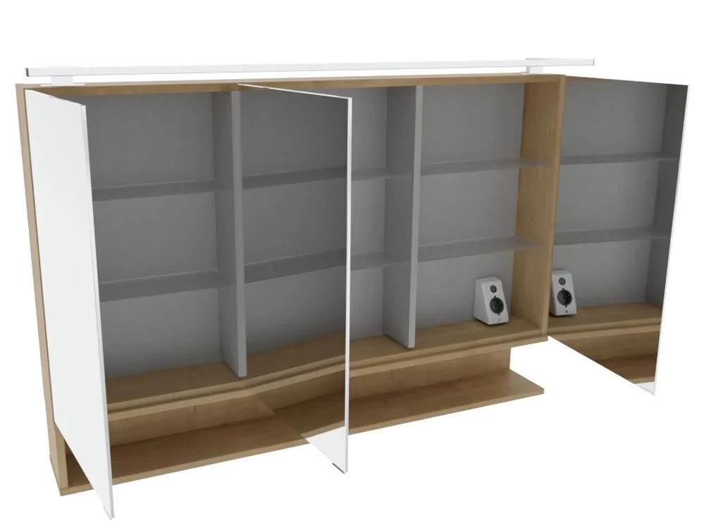 Puris c!puro Spiegelschrank - 120 cm - Ansicht 3