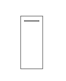 Pelipal Neutrales Highboard - 1 Drehtür - Breiten- und Tiefenvariabel