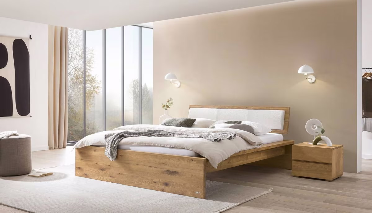 Hasena Oak-Wild Aspino 18 Bett - Alpa Kopfteil inkl. Lumo Kissen