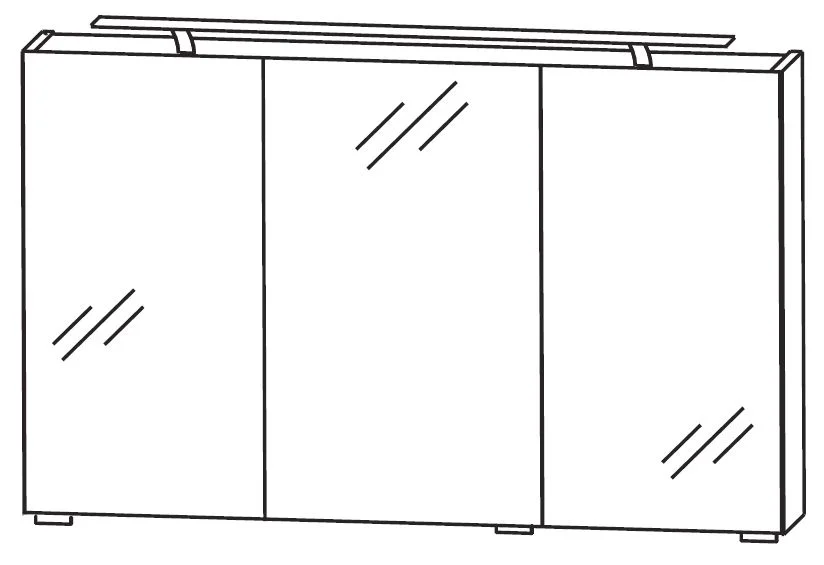 Puris Vuelta Spiegelschrank 120 cm S2A432S 1 / S2A432SF1 - Ansicht 2