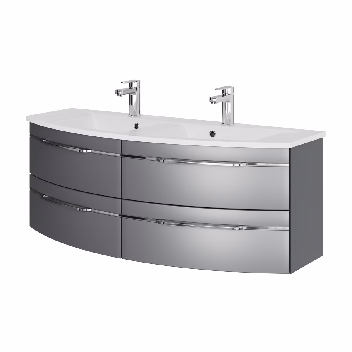Pelipal 7045 Waschtisch-Set 130 cm mit Doppelwaschtisch