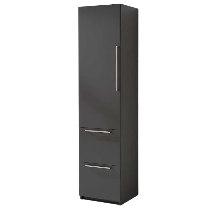 Puris Aspekt Mittelschrank mit Drehtüre / 2 Auszügen und Ablageplatte