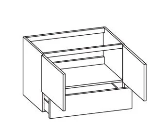 Pelipal Quickset 943 - Badmöbelset 75 cm - Ansicht 8