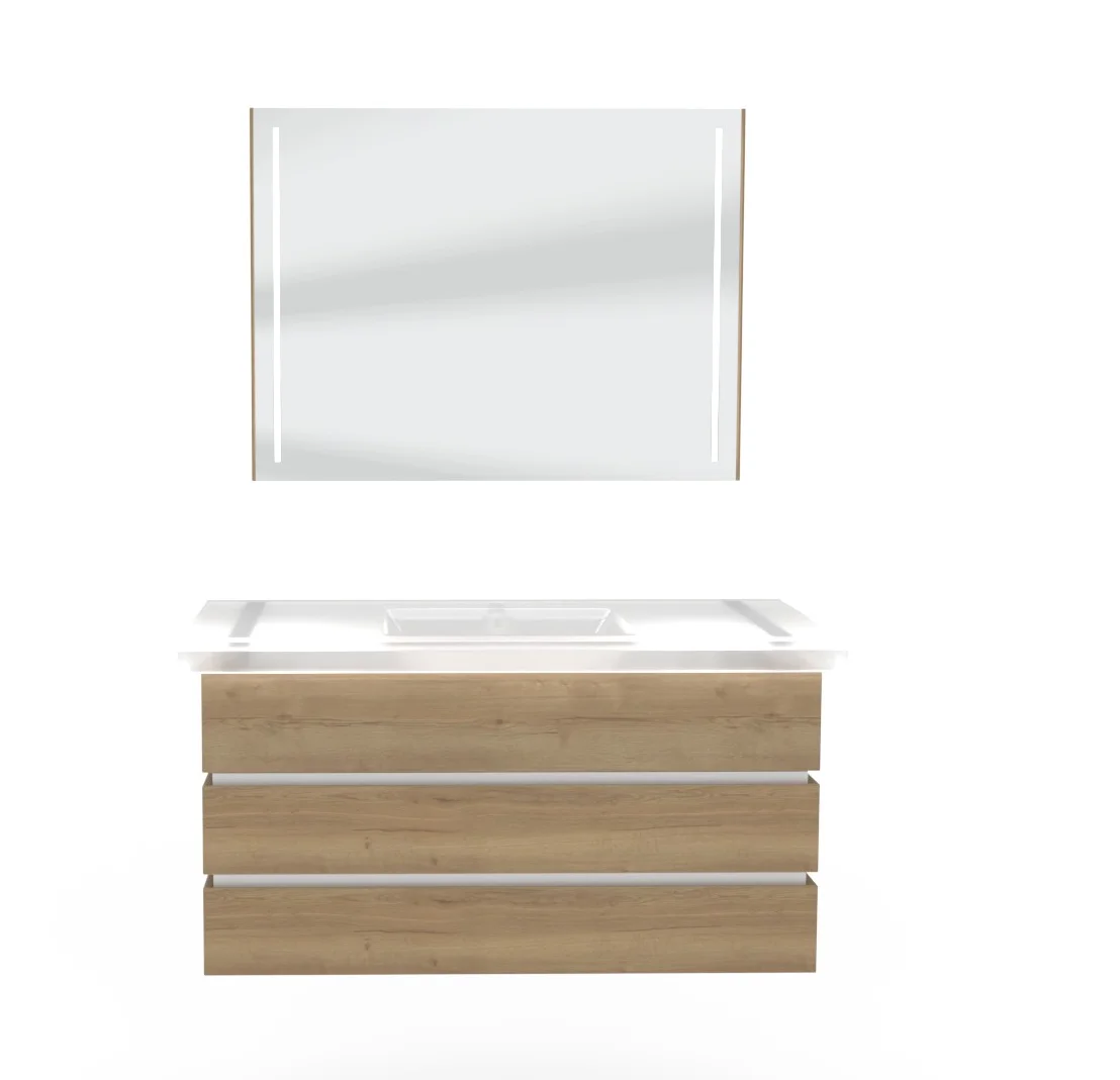 Thielemeyer Fresh Massivholz Badmöbelset 800460/801460 - Vorschlag 24 - 122 cm - Ansicht 4