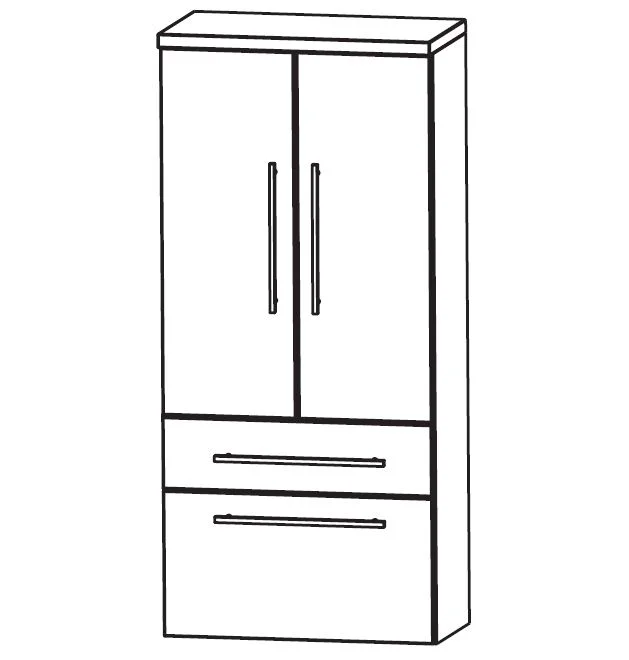 Puris Classic Line Mittelschrank 60 cm MNA886A7M - Ansicht 2