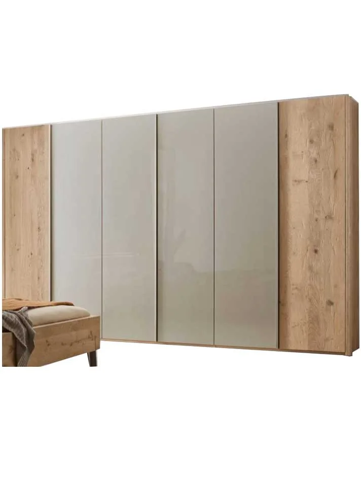 Thielemeyer Cubo Kleiderschrank mit Colorglas- oder Spiegeltüren / 6-türig