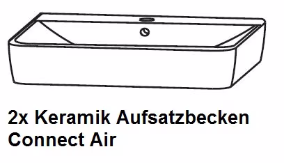 Puris Unique Waschtisch mit Unterschrank  142 cm breit - Ansicht 4
