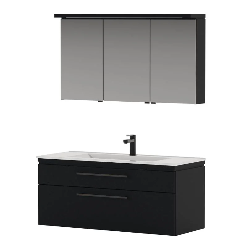 Puris Cool Line Badmöbel Set 122 cm breit kombinierbar - Ansicht 9