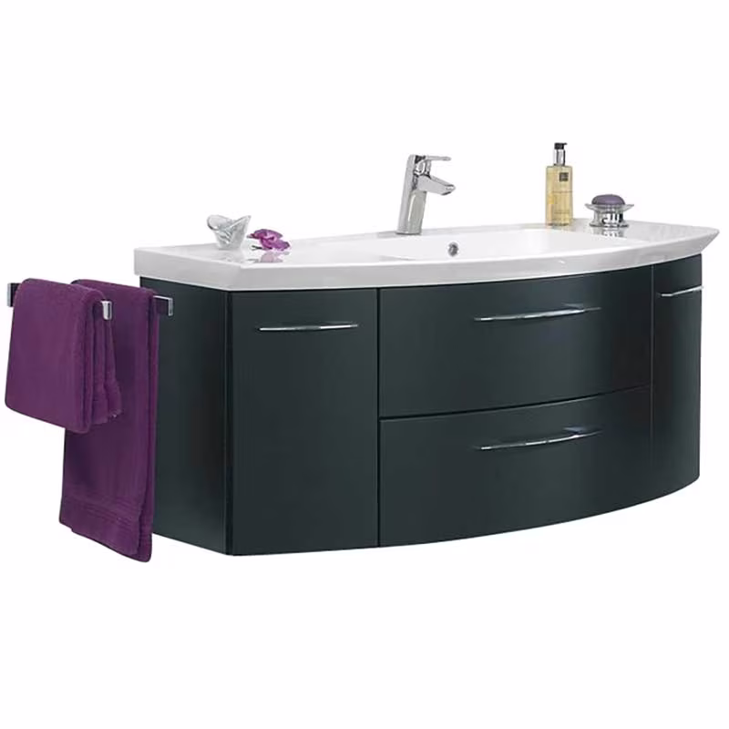 Pelipal Cassca Waschtisch-Set 121 cm - 2 Auszüge / 2 Drehtüren