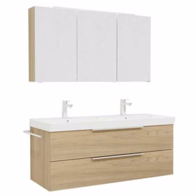 Puris Protection1 - Kombination 1 - 120 cm / mit Spiegelschrank Serie A