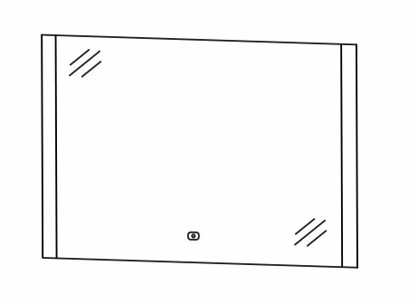 FSB441202 Flächenspiegel 120 cm