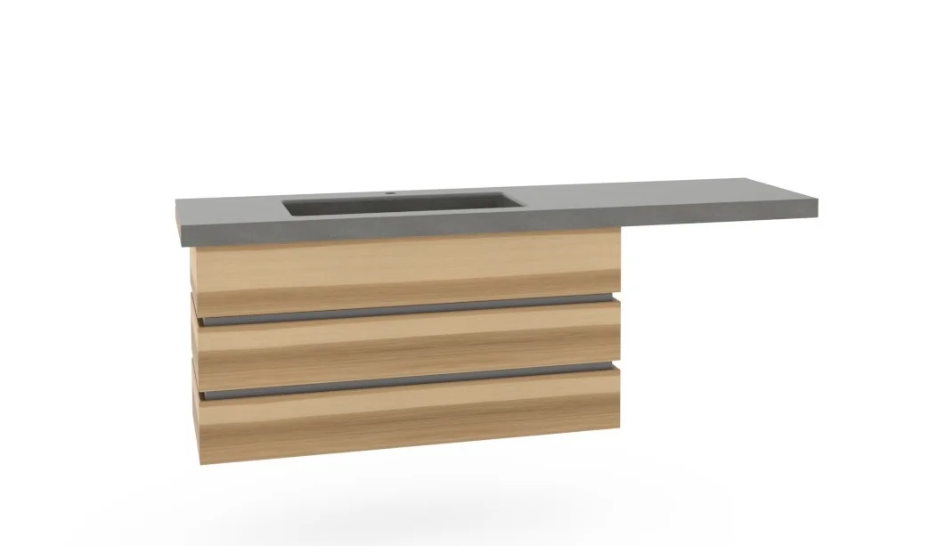 Thielemeyer Fresh Massivholz Badmöbelset 800001/801001 - 177 cm - Ansicht 7