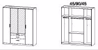 Drehtürenschrank 0V50