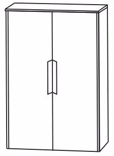 Puris d.light Bad-Highboard 62,2 cm breit HBA516A D