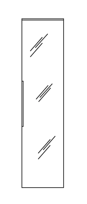 Pelipal Spiegel-Midischrank EM-MS 30-06 - Neutrale Einzelmöbel - Ansicht 4