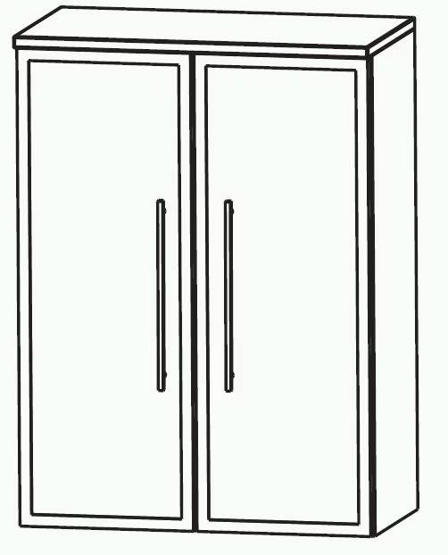 Puris Swing Glastür-Highboard 60 cm HBA516B7 - Ansicht 2
