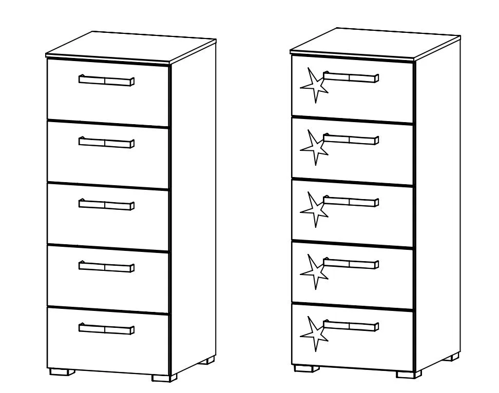 Rauch Select Mavi Extra / Kommoden-Varianten 100 cm hoch