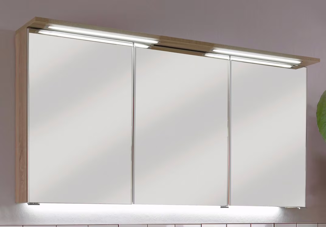 Puris Fresh Badmöbelset mit Doppelwaschtisch 120 cm - Serie B - Ansicht 9
