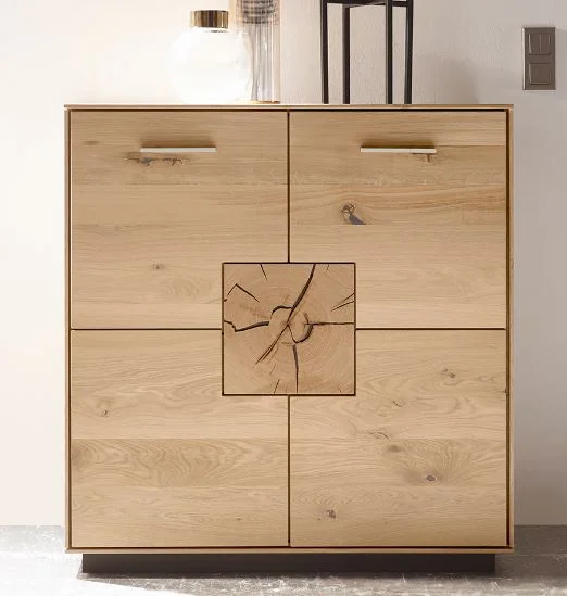 Thielemeyer Mira Kommode Massivholz mit Hirnholz 138