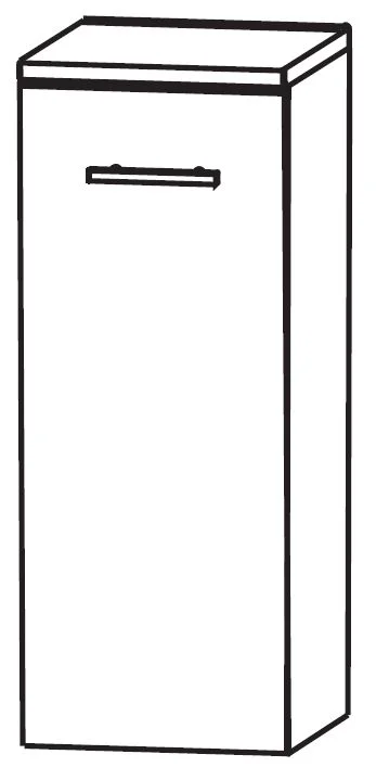 Puris Linea Highboard mit Wäschekippe 30 cm HBA413W01 - Ansicht 2