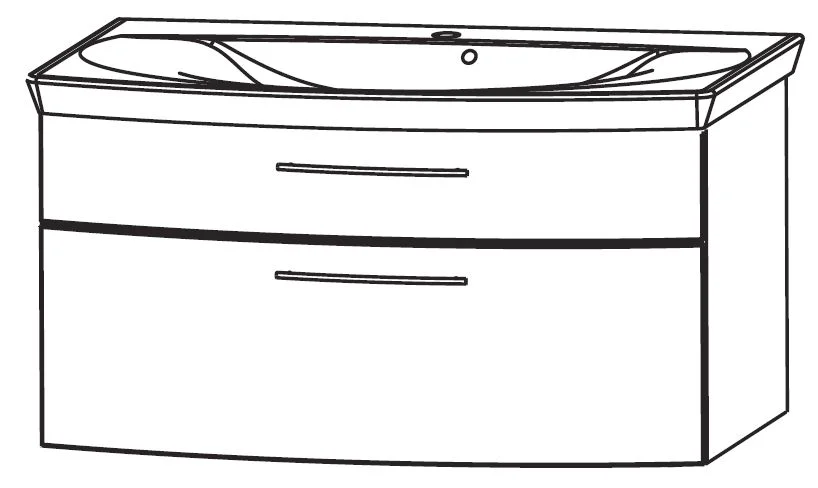 Puris Vuelta Waschplatz 90 cm SETVU90 1 - Ansicht 2