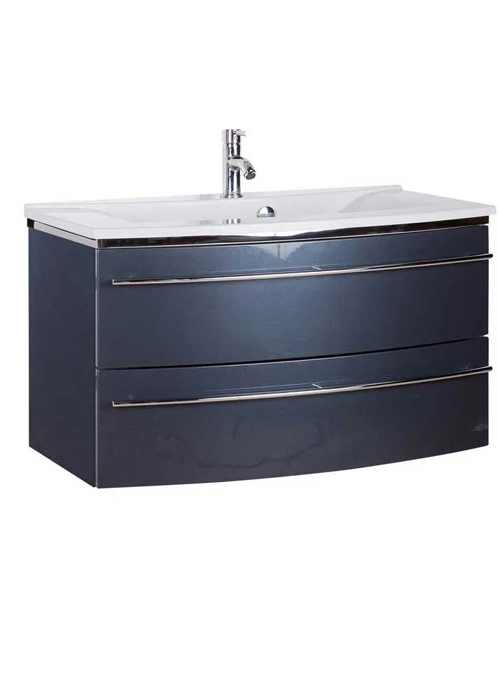 MARLIN 3040city Waschtisch-Set 90 cm - Mineralmarmor