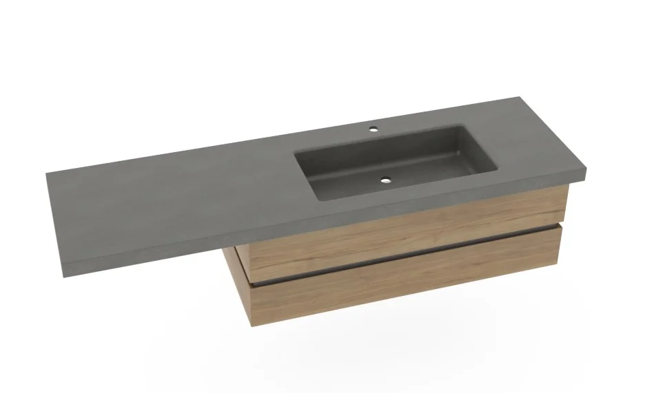Thielemeyer Fresh Massivholz Badmöbelset 800471/ 801471 - 177 cm - Ansicht 7