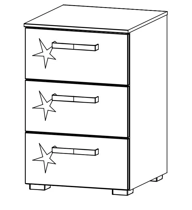 Rauch Select Mavi Extra / Nachttisch - verschiedene Varianten - Ansicht 7