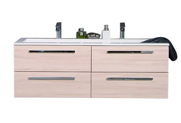 Puris Star Line Bad-Konfigurator 120 cm - Stoneplus, für Doppelbecken - Ansicht 2