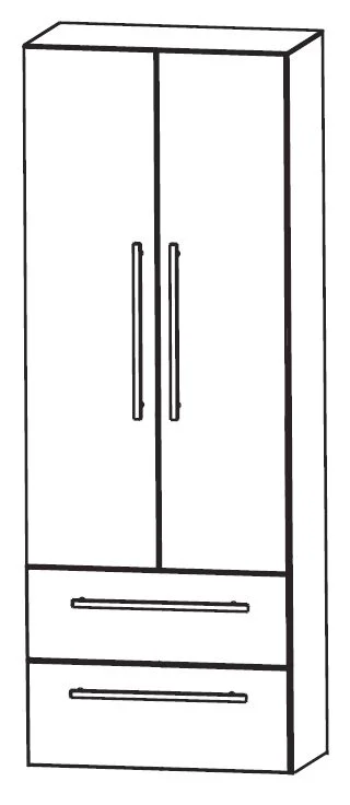 Puris Fresh Hochschrank 60 cm HNA08604