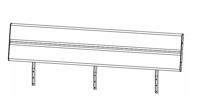 Rauch Select Mavi Extra / Kopfteil mit 2 Blenden - Dekorfarben