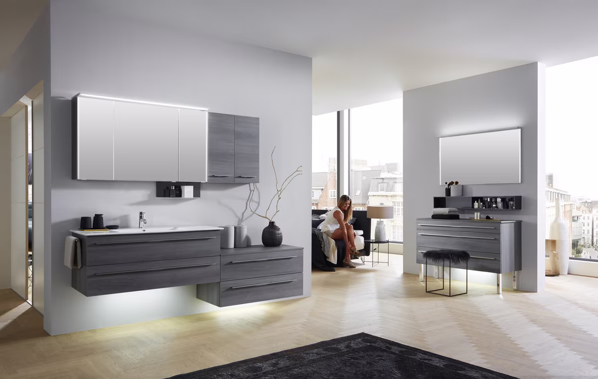 MARLIN 3260fair Kombination 120 cm / mit Spiegelschrank - Ansicht 10