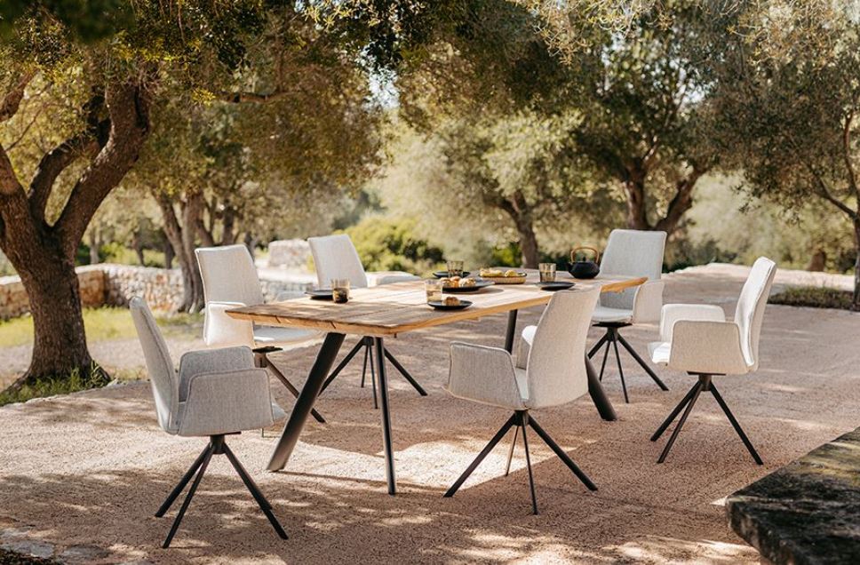 Niehoff Garden Esstisch Valletta - Gestell Aluminium Anthrazit / G890-262-061