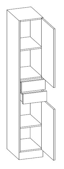 Pelipal Quickset 955 Hochschrank 955.303221 - Ansicht 2