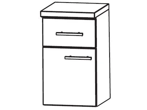 Puris Classic Line Unterschrank 40 cm UNA324A7M - Ansicht 2