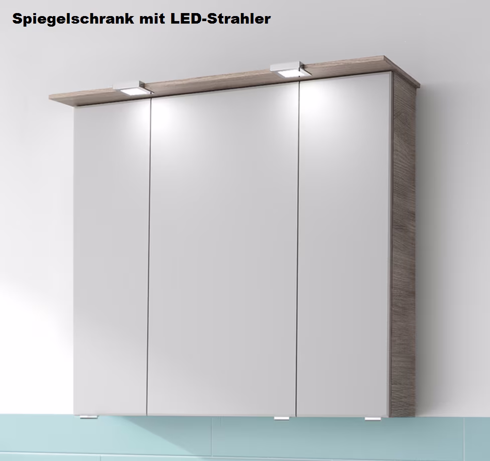 Pelipal TrenTino Badmöbel Set 77 cm - Konfigurator mit Spiegelschränke - Ansicht 2