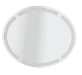 FSR50103W Flächenspiegel oval, umlaufende LED-Beleuchtung 35,0 Watt / 1265 Lumen / 3000 - 6000 Kelvin 1 seitlicher Sensor für Emotion-Beleuchtung und Spiegelheizung, Maße: 3x100x80 cm - waagerechte Montage!