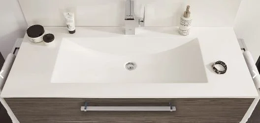 mit Stoneplus Waschtisch - Nr. 61 weiss