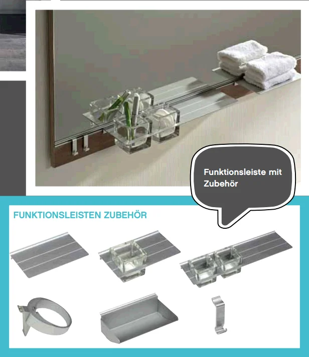 Pelipal Neutraler Flächenspiegel / Funktionsspiegel - maßvariabel C3-SP-PRV- - Ansicht 5