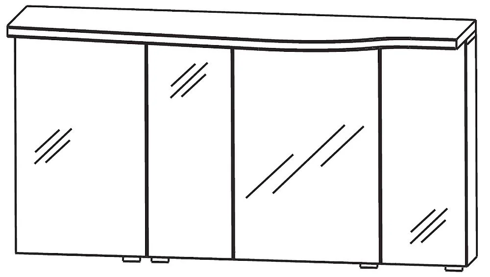 Spiegelschrank 140 cm SET40143L