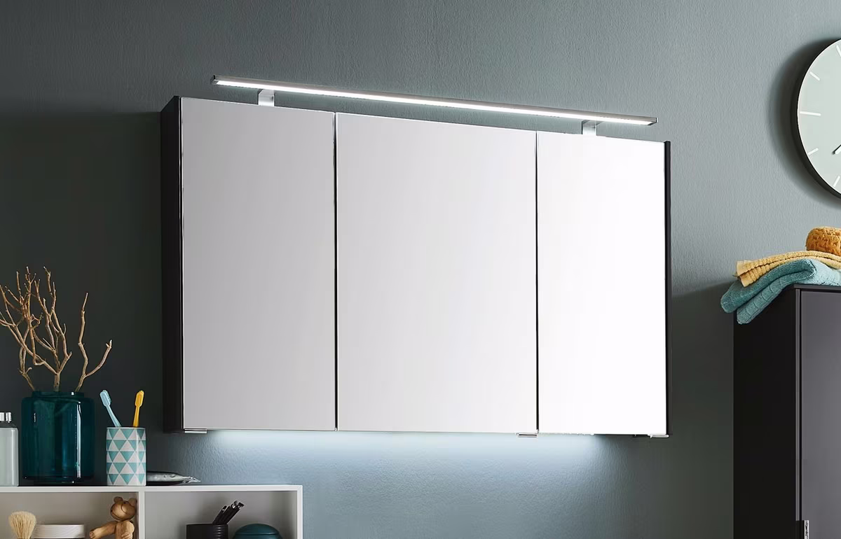 Puris d.light Badmöbel Set 123,2 cm breit, mit Einzelwaschtisch - Set 2 - Ansicht 3