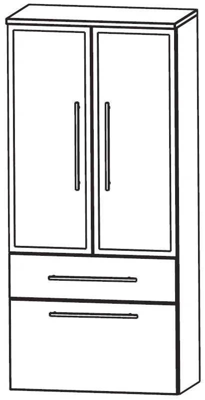 Puris Crescendo Mittelschrank 60 cm MNA886B7M - Ansicht 2