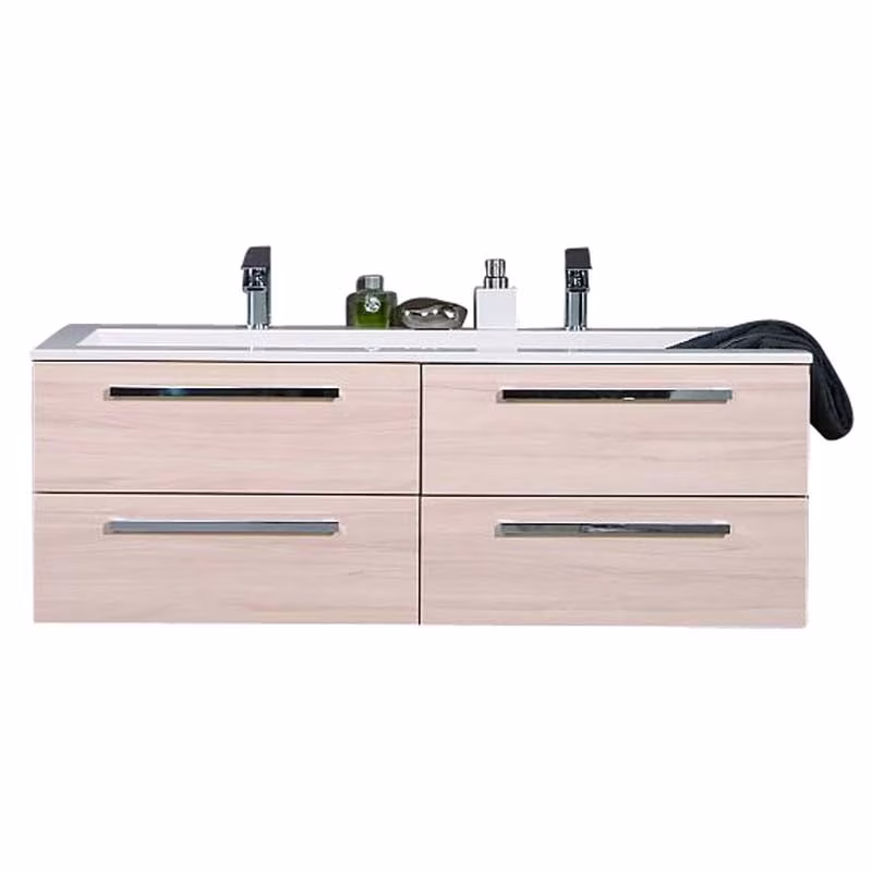 Puris Star Line Bad-Konfigurator 120 cm - Stoneplus, für Doppelbecken