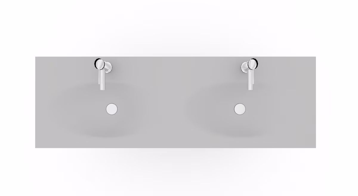 Pelipal 6010 Badmöbel-Set, Doppelwaschplatz, 153 cm - Ansicht 11